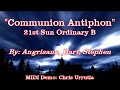 Communion Antiphon 21st Sun Ord B (Angrisano, Hart, Stephen)