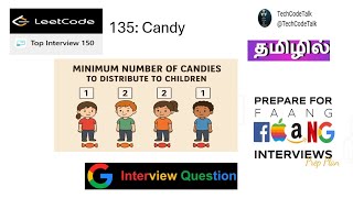 LeetCode 135 | Java Program for Candy Distribution Problem | Explained in Tamil