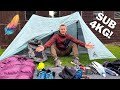 My ULTIMATE ultralight backpacking gear set up!