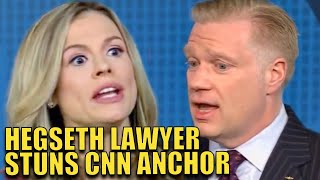 CNN Anchor Stunned By Pete Hegseth's Lawyer