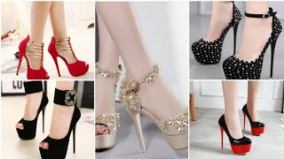 Evening Party Wear High Heels Sandal Design ideas 😍💕 # Women  Fashion sandals # Stylish # fashion #