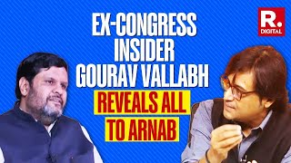 Rahul Chickening Out Of Amethi to Congress’ Future: Gourav Vallabh’s Inside Story Of Chaos In Party