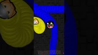 cacing terbesar superhero America Ninja || worms zone.io slither snake magic #94639