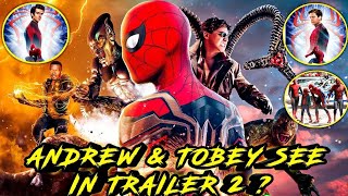 Tobey & Andrew In Spider man No Way Home Trailer 2 😱😱🤯 #spiderman #nowayhome