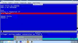 QBasic Tutorial 5 - Type Mismatch And Other Data Type Errors - QB64