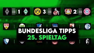 Bundesliga Prognose | 25. Spieltag Tipps & Vorschau | 2022/23