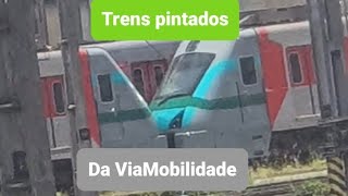 Trens das Linhas 8 e 9 são pintados para ViaMobilidade (Será oficialmente concedida)