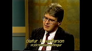 Kosningasjónvarp - Alþingiskosningar 1991 (RÚV)