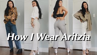 How I Style Aritzia | 16 Outfits With Aritzia Must-Haves (Pants)