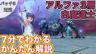 【FF14】オメガアルファ3層を白魔道士(ヒーラー)で挑戦【紅蓮ノーマルレイド パッチ5対応】