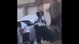 Rapper shoots Assault Rifle during music video