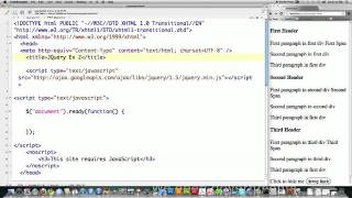 JQuery Video Tutorial Pt 2