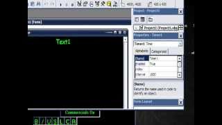 vb6 tutorial Timer and Notepad maker.wmv