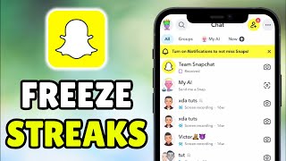 How To Pause/Freeze Snap Streaks In Snapchat - Full Tutorial (iPhone/Android)