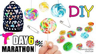 DIY Glue Gun Pins Lollipops - DAY 6 of 7-Day Marathon Of Glue Gun DIYs