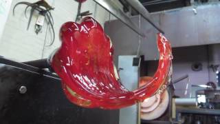 Hand Blown Glass Extra Large Wave Sculpture