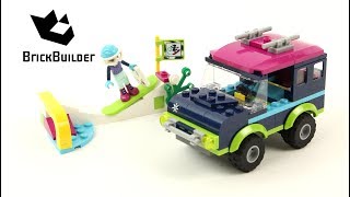 Lego Friends 41321 Snow Resort Off-Roader - Lego Speed Build
