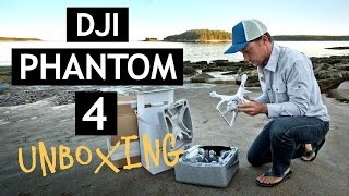 DJI Phantom 4: Unboxing and first flight footage