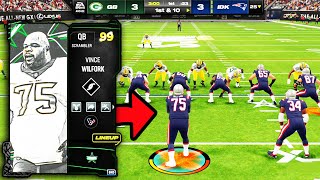 99 QB VINCE WILFORK IS A GLITCH IN MADDEN 24!! QB VINCE WILFORK GAMEPLAY!
