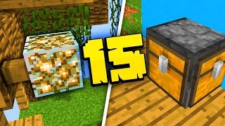 15 NOWYCH DEKORACJI W MINECRAFT 1.14! | Minecraft Pomysłowe Dekoracje