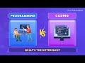 Programming vs Coding : What's The Difference | The Knowledge Academy