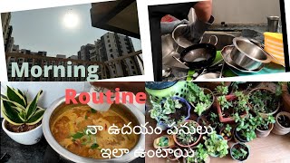 My Busy Morning Routine  | నా రోజువారీ ఉదయం పనులు |