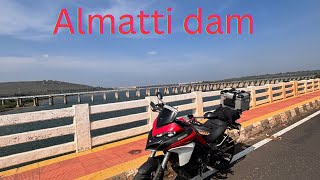 Rode to Almatti dam while returning from Solapur