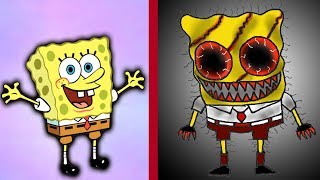 SpongeBob SquarePants Characters HORROR VERSION 😲😲😲