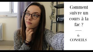 ♥ SUIVRE UN COURS MAGISTRAL - 6 CONSEILS ♥