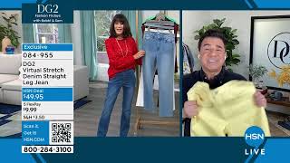 DG2 by Diane Gilman Virtual Stretch Denim StraightLeg Je...