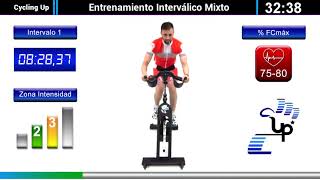 Clase Virtual Nº5 Cycling Up - Interválico Mixto Ciclo Indoor by David Aguado
