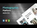 Build A Responsive Photography Portfolio Website Using HTML CSS and JavaScript