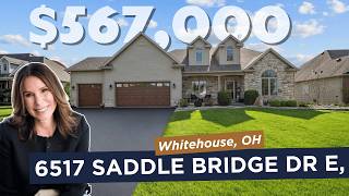 Whitehouse Ohio Luxury Home on Wooded Ravine | 5,000+ Sq Ft in Anthony Wayne Schools