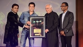 Exclusive video of A.R. Rahman \u0026 Kabil Sibal's album 'Raunaq' launched by superstar Salman Khan