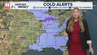 Cold on the way to Atlanta, north Georgia