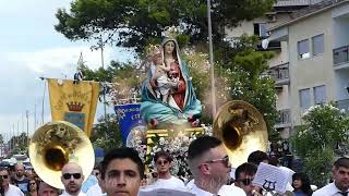 Processione della  Madonna della Neve nel Borgo Marinaro di Schiavonea