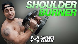 Dumbbell Shoulder Workout At Home to Get Ripped!