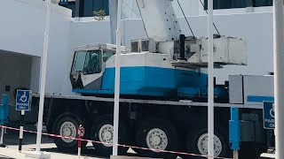 How to Load Counter  Weights of A Crane On Trailer