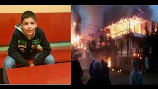 შემზარავი ტრაგედია ქობულეთში, საშინელი კადრები - ხანძრის დროს სამი ბავშვი დაიწვა