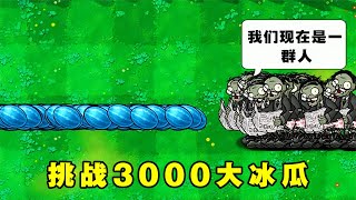 植物大战僵尸：挑战3000个大冰瓜，哪些僵尸家族能成功？