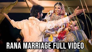 LOVELY COUPLE: RANA DAGGUBATI & MIHEEKA BAJAJ MARRIAGE FULL VIDEO | RANA Weds Miheeka | DC