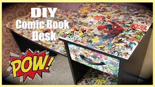 DIY Comic Book Desk