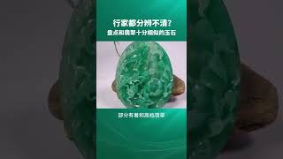 和翡翠十分相似的玉石有哪些呢？行家都分辨不清？今天給大家盤點那些和翡翠十分相似的玉石 #翡翠 #翡翠知識 #翡翠玉石 #翡翠文化 #騰衝老料 #緬甸翡翠 #天然翡翠 #翡翠直播 #老坑翡翠 #玉器