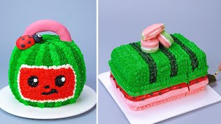 🍉 Amazing WATERMELON Dessert Recipes | Satisfying Cake Decorating Recipes | So Yummy