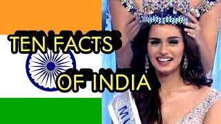 जाने किन बातों में भारत है टॉप पर // TEN INTERESTING FACTS OF INDIA IN HINDI