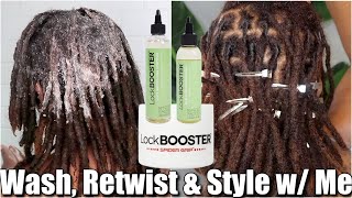 LOC MAINTENANCE :: WASH, RETWIST & STYLE :: BARBIE PONYTAIL :: STYLE FACTOR LOCKBOOSTER COLLECTION