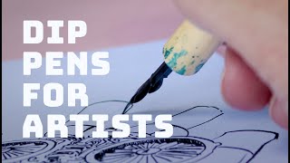 An artist's guide to dip pens