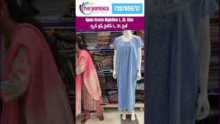 Spun Crush Nighties L, XL size | Nighties wholesale and retail shop in  Hyderabad| The Womenza