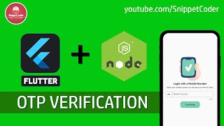 Flutter OTP Login Using NodeJS API