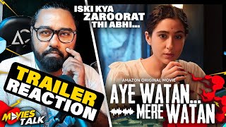 Ae Watan Mere Watan - Announcement Teaser REACTION | Sara Ali Khan | Amazon Original Movie